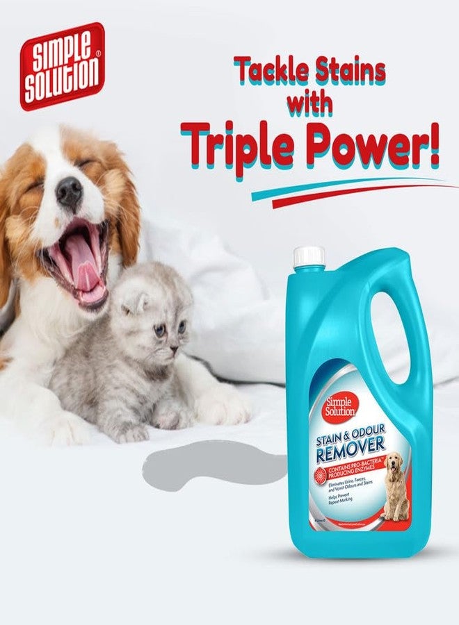 Simple Solution Dog Extreme Stain and Odour Remover,3X Cleaning Power,Eliminates Tough Set in Stains and Odors-4L - Image 2